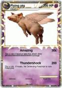 Flying pig