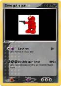 Elmo got a gun