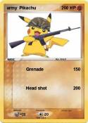 army Pikachu