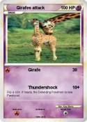 Girafes attack