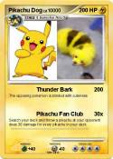 Pikachu Dog