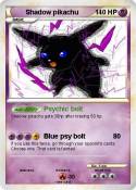 Shadow pikachu