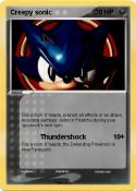 Creepy sonic