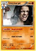 crazy mad girl