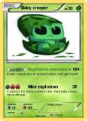 Baby creeper Baby creeper
