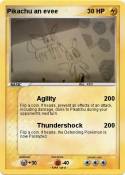 Pikachu an evee