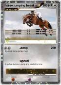 horse jumping