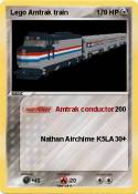 Lego Amtrak train Lego Amtrak