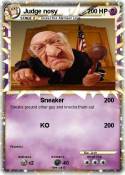 Judge nosy