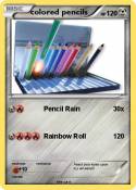 colored pencils