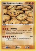 vote if you love cookies vote if you