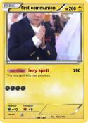 first communion