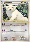 white lion