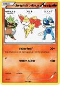 chespin,froakie,and fennicken chespin,froakie,and