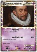 Domme oude man
