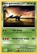 Forest apatosaurus Forest