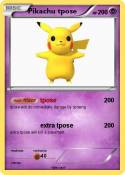 Pikachu tpose