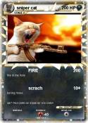 sniper cat