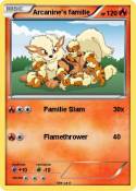 Arcanine's familie Arcanine's