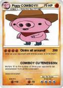 Piggy COWBOY!!!