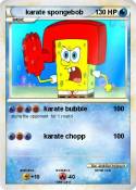 karate spongebob karate