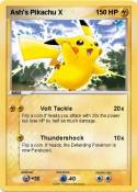 Ash's Pikachu X