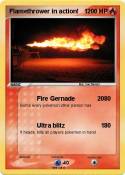 Flamethrower in action! 1 Flamethrower in