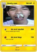 Snotty man
