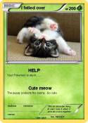 I felled over