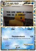 Teh epic duck.