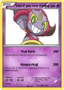 Vote if you love Hoopa Vote if you