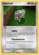 tamed wolf