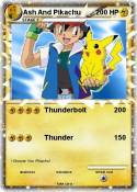 Ash And Pikachu