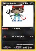 Evil plush