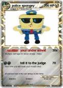 police spongey