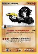 Strapped monkey