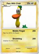 Pato With Chair