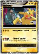 evil pikachu
