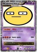 not amused face