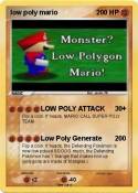 low poly mario