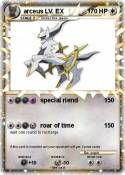 arceus LV. EX