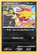 evil Pikachu evil Pikachu