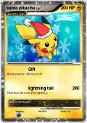 santa pikachu