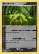 evil pikachu