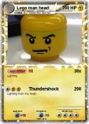 Lego man head