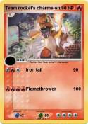 Team rocket’s charmelon Team rocket’s