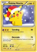 Holiday Pikachu Holiday Pikachu