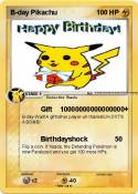B-day Pikachu