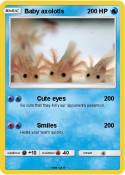 Baby axolotls