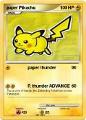 paper Pikachu